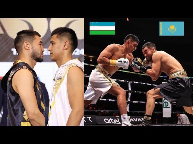 Super jang Uzbekiston vs Qozoqiston Iqboljon Holdorov Икболжон Холдаров Рахманкул Сагадат