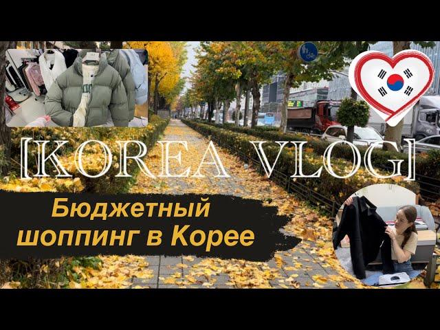 [Korea vlog] Где купить дешевую одежду в Корее?!/ Бюджетный шоппинг на рынке в Сеуле/ Корея 2022