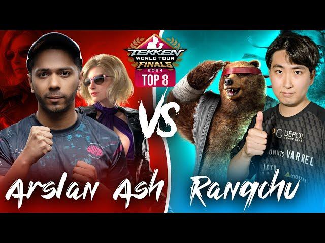 Arslan Ash (Nina) VS Rangchu (Kuma) - Top 8 - Tekken World Tour 2024