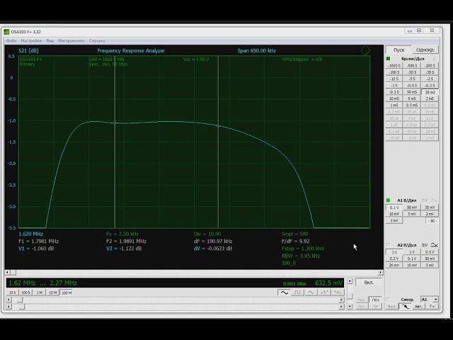 OSA103F BPF tuning.