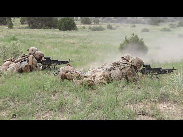 Platoon Live-Fire At Fort Carson