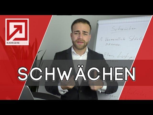 Vorstellungsgespräch - Stärken und Schwächen ► Welche Schwächen haben Sie?