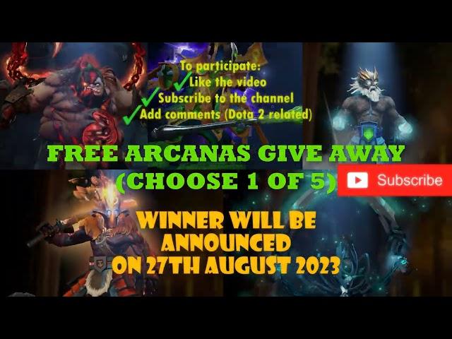 August 2023 Arcana Giveaway Winner Announcement - Monthly Gift Prize Arcana Giveaway