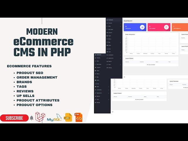  Build a Complete Modern E-commerce CMS in PHP – Download!