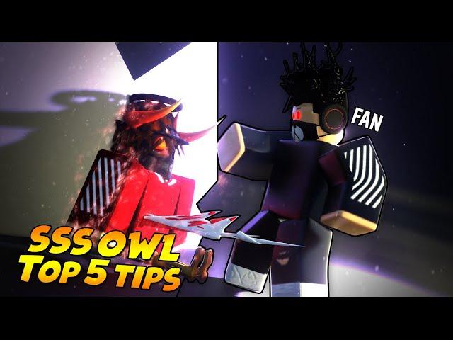 How To Use SSS-OWL Quinque Correctly! | Ro-Ghoul (Roblox) TOP 5 SSS-OWL TIPS