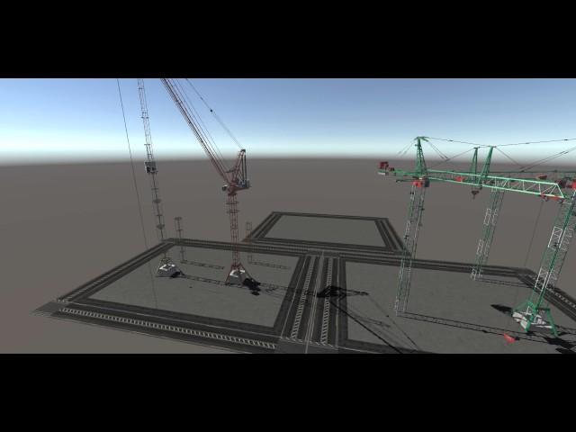 Tower Crane Set#2  (Unity3d AssetStore demo)