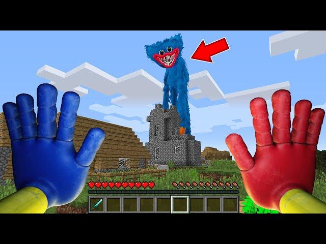 ХАГГИ ВАГГИ НАПАЛ НА ДЕРЕВНЮ ЖИТЕЛЕЙ В МАЙНКРАФТ ! HUGGY WUGGY POPPY PLAYTIME MINECRAFT SCP