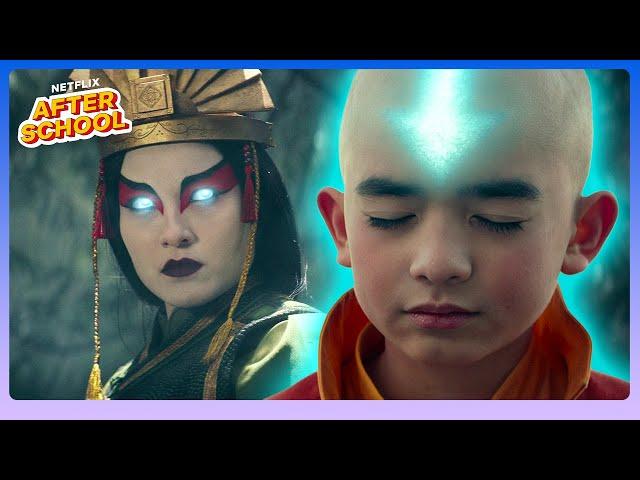 Aang Enters the Avatar State 🪭 Avatar The Last Airbender | Netflix After School