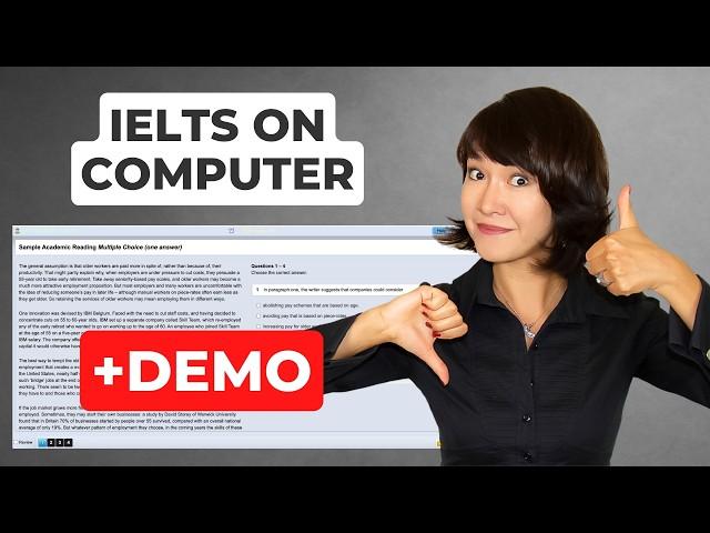 Pros and Cons of the COMPUTER-Based IELTS test + DEMO