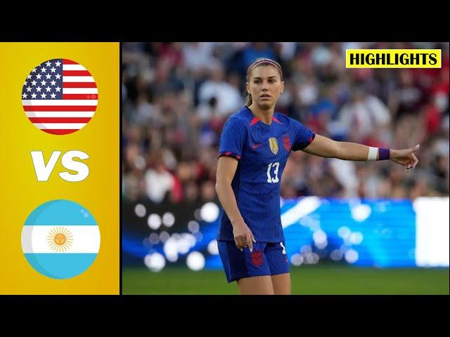 USA vs Argentina | Extended Highlights | 2024 Concacaf W Gold Cup