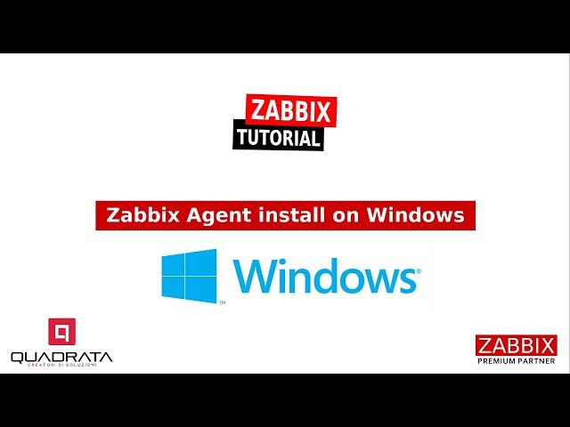 Zabbix Agent install on Windows [Sub EN]