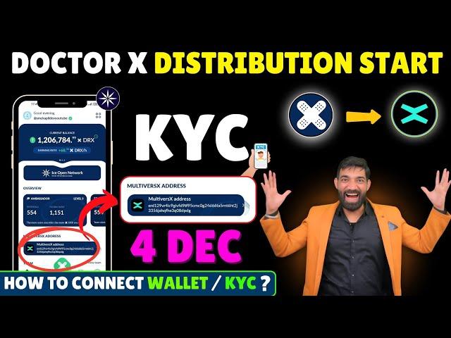 MultiversX Address add on Doctor X Doctor X Distribution and Withdrawal |How to Add multiversX Chain