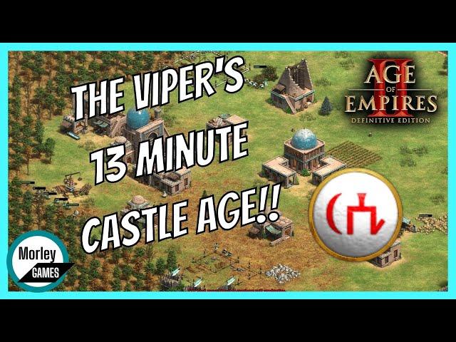 The Viper's 13 MINUTE Tatar AOE2 FAST CASTLE Build Order