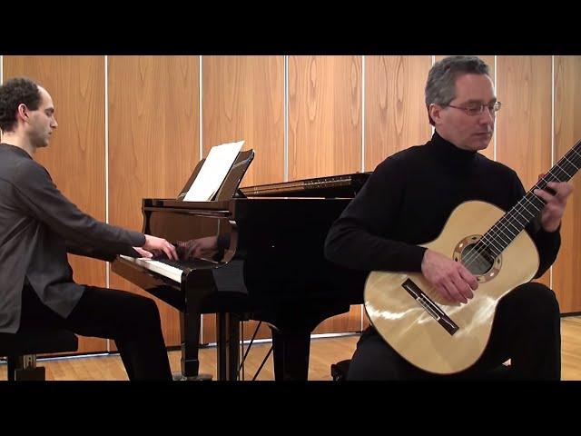 Schubert "Arpeggione" (1°mvt) Christian de Chabot, guitare Damien Lehman, piano