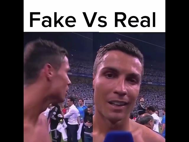 REAL VS FAKE (PT-2) #ronaldo #youtubeshorts