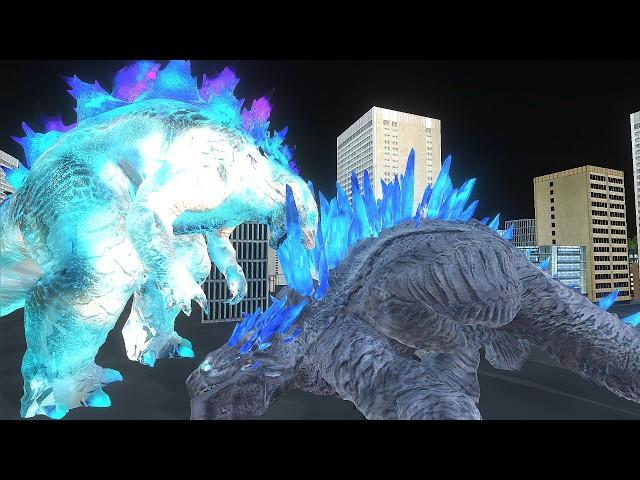 Godzilla’s Arctic Awakening: Frostbite Nuclear Godzilla VS. Shimo! - Animal Revolt Battle Simulator
