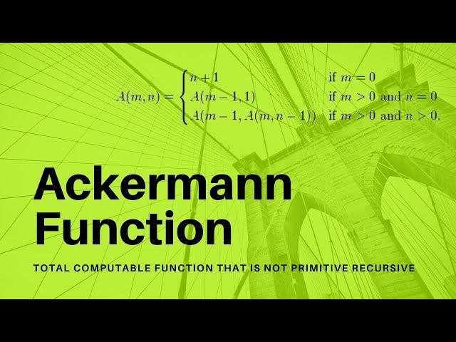 Ackermann Function