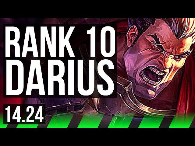 DARIUS vs WARWICK (JGL) | Rank 10 Darius | NA Challenger | 14.24