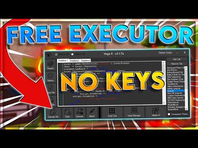 [UPDATED] Vega X | FREE Roblox Exploit | NO KEYS | 490+ Scripts | *February 2022*