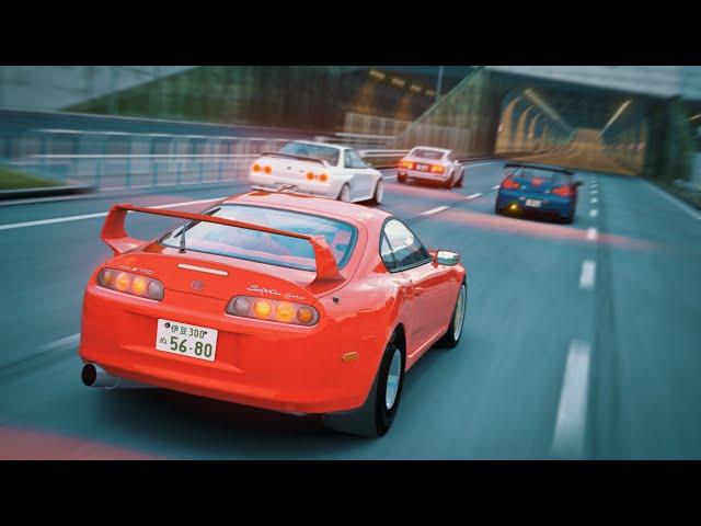 Assetto Corsa - STREET RACING with a 1000 HP Toyota Supra [VR]