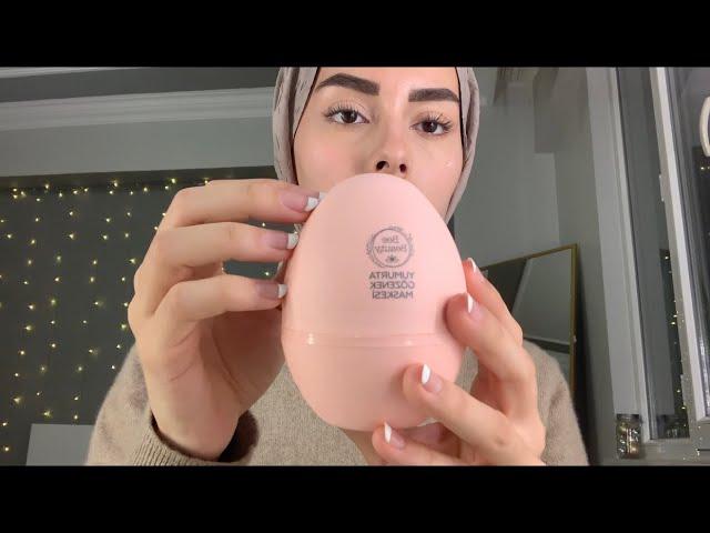 ASMR l Doing Your Eyebrows + Skin Care (short) "no talking"