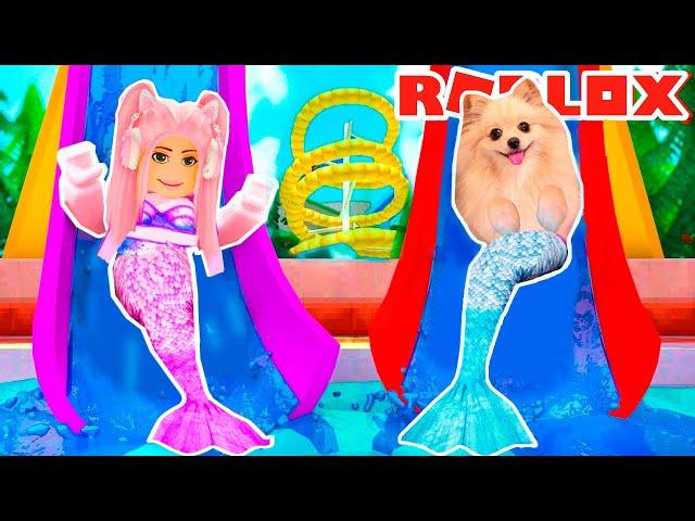 АКВАПАРК ДЛЯ РУСАЛОЧЕК В РОБЛОКС ! Roblox Mermaid Waterpark