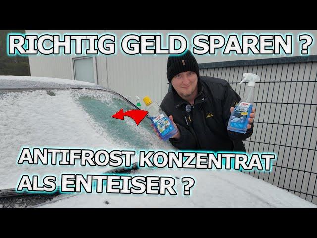 DER TIPP FÜR ECHTE GEIZHÄLSE? Antifrost-Winterkonzentrat als Scheibenenteiser - Das muss ich testen!