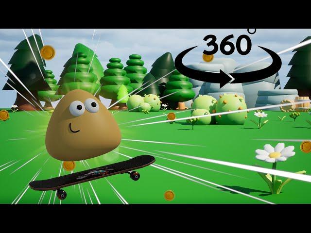 360 VR Pou Game Tour: Explore Pou's Virtual World (VR 360° Video)