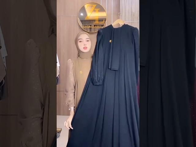 Baju gamis syari set hijab terbaru 553 #shorts #bajugamisterbaru #bajugamismurah