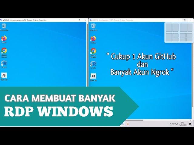 Cara Buat Banyak RDP WINDOWS | GRATIS