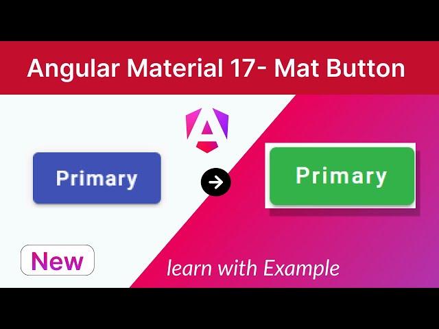 angular material button custom style | Angular Material 17 | MDC [NEW]