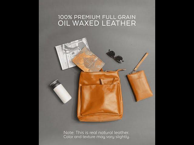 Andar Addison Full Grain Leather BackPack