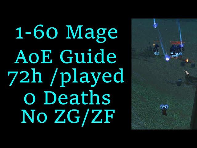 Classic WoW: AoE Mage Leveling Alliance guide - 1-60