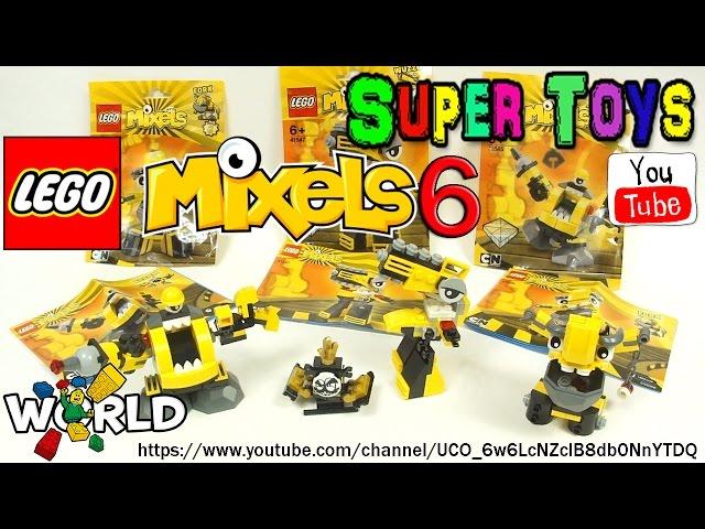 ЛЕГО Миксели серия 6  ВЕЛДОСЫ(КРАММ,ФОРКС,ВУЗЗО)+Макси миксель/LEGO Mixels Series 6 WELDOS NEW 2015