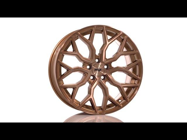 NICHE ROAD WHEELS MAZZANTI WHEEL - 19x9.5 - PLATINUM BRONZE WITH BRUSHED BRONZE TINT