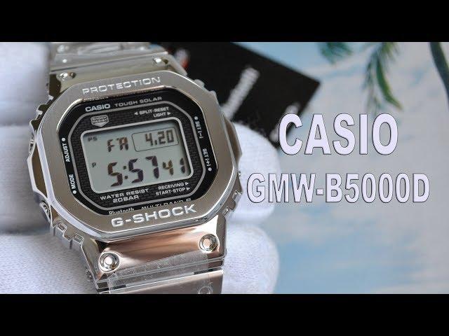 Обзор CASIO GMW-B5000D-1ER стальные 5000-е / Модель 2018 года