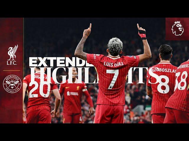 Extended Highlights: Liverpool 2-0 Brentford | Luis Diaz & Mo Salah at Anfield