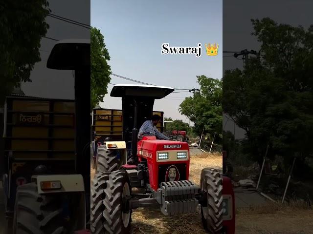 6×6 tractor Swaraj 855FE . 36 futa trola back krte huhe . King off Swaraj 
