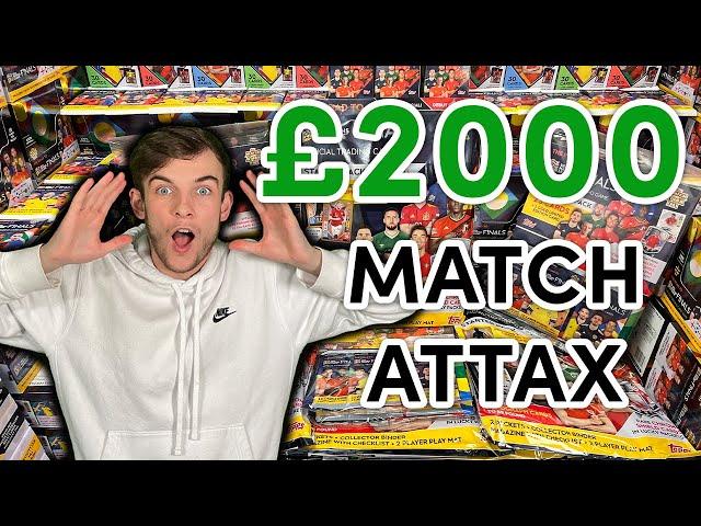 I OPENED £2000 OF MATCH ATTAX 101 PACKS