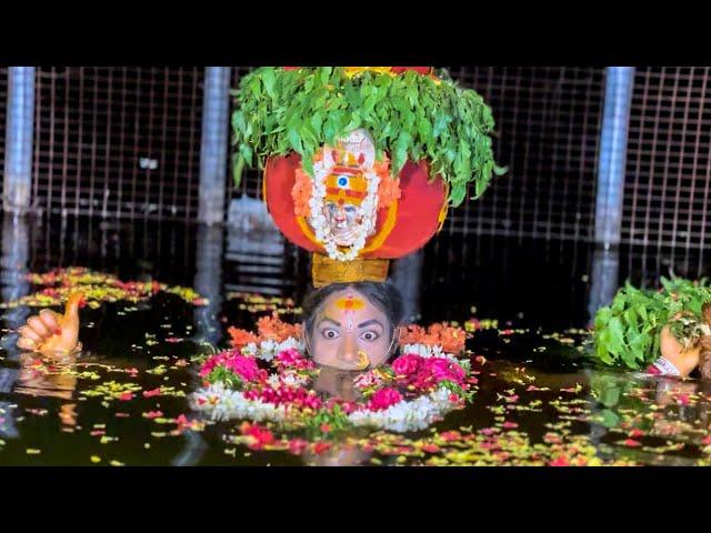 Rakesh Bonam Anna In Big Lake | Durgamma Sigam |  Edupayala Template #devotional Mana CultureTv