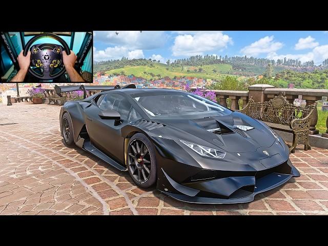 Lamborghini Huracan Super Trofeo EVO - Forza Horizon 5 | Steering Wheels Gameplay