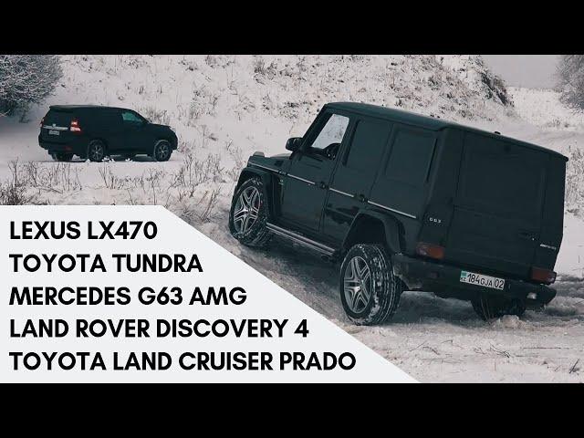 SUV Battle 2021: Mercedes G63, Land Rover Discovery, Lexus LX470, Toyota Land Cruiser Prado & Tundra