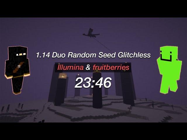 Speedrunning Minecraft in 23:46 ft. @fruitberries