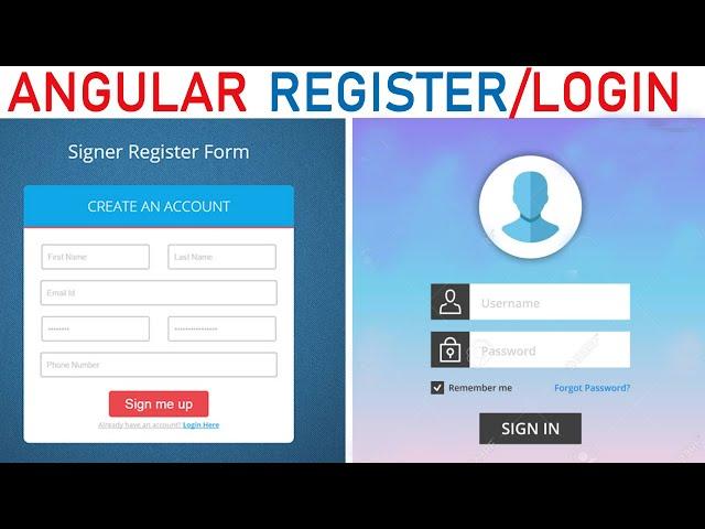 Part 2 Angular 8 ( Add  User ) PHP MySql CRUD |  Login  Register(2019) . Angular 8 Login Register