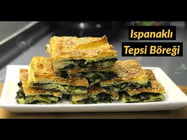 Ispanaklı Tepsi Böreği - Naciye Kesici - Yemek Tarifleri