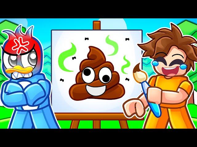 MILO vs CHIP Speed Draw in Roblox!