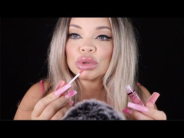 ASMR Lipgloss Application | Pumping + Mouth Sounds