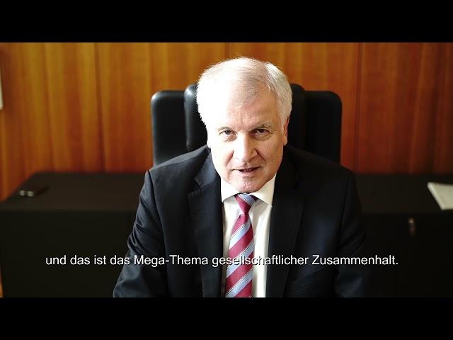 Bundesinnenminister Horst Seehofer lädt zum Dialog mit dem BMI ein