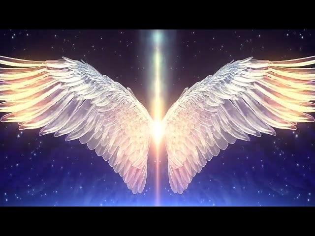 Glare beautiful angel wings LED background video