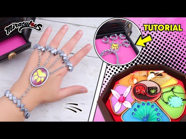 DIY The new Miraculous Ladybug | How to make Tiger Miraculous panjas bracelet with rings Roaar Kwami